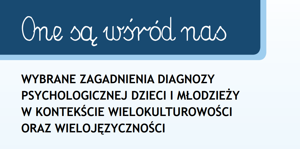 Wycinek strony tytułowej broszury One są wśród nas